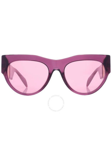 Versace Pink Mirrored Cat Eye Ladies Sunglasses VE4440U 5263A4 56 - VERSACE - BALAAN 1