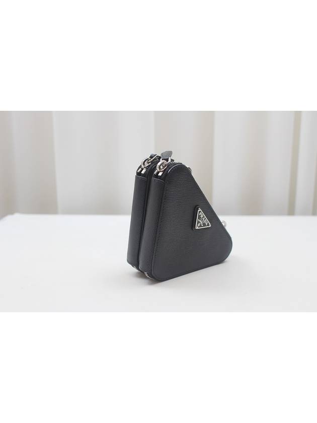 Saffiano leather mini pouch black 1NR015 - PRADA - BALAAN 2