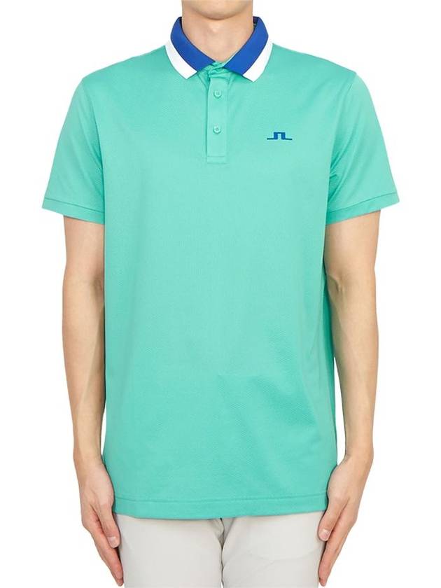 Golf Wear Benji Men s Collar Short Sleeve T Shirt GMJT08409 M158 - J.LINDEBERG - BALAAN 1