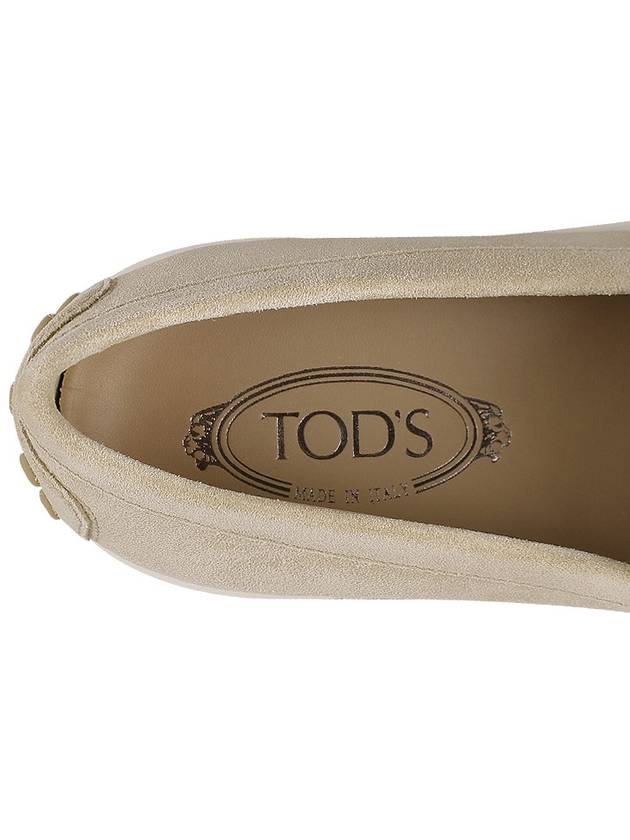 Casual Suede Slipper Loafers Beige - TOD'S - BALAAN 9