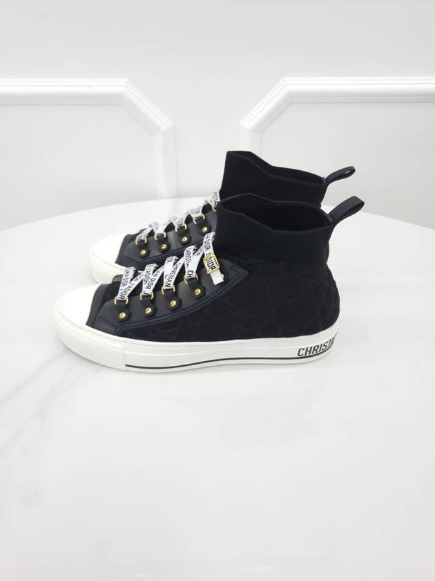 Walk Black Macrocannage Technical Sneakers 38 - DIOR - BALAAN 5