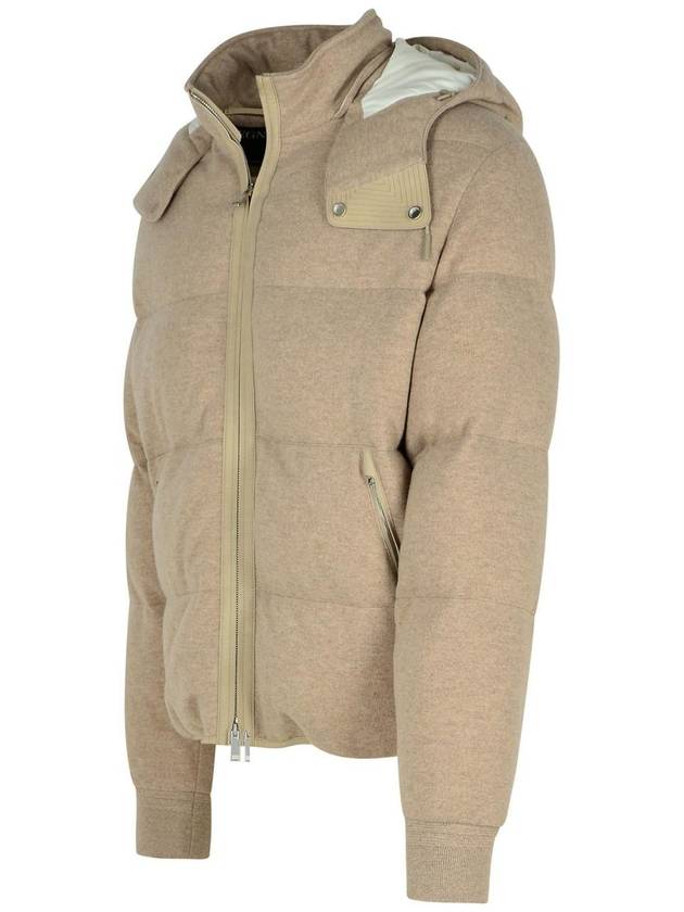 Zegna Beige Cashmere Down Jacket - ERMENEGILDO ZEGNA - BALAAN 2