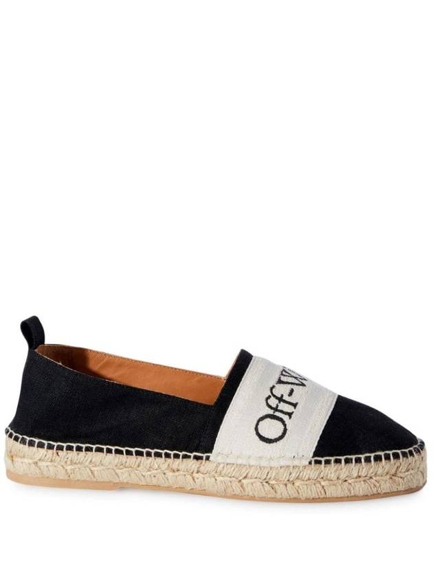 Bukishi logo band espadrille OWIB014S24FAB0011010 - OFF WHITE - BALAAN 1