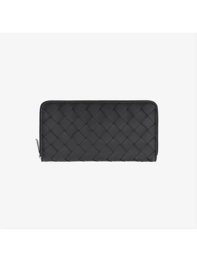 Bottega Veneta Intrecciato Zip Around Wallet Black Luxray - ETC - BALAAN 2