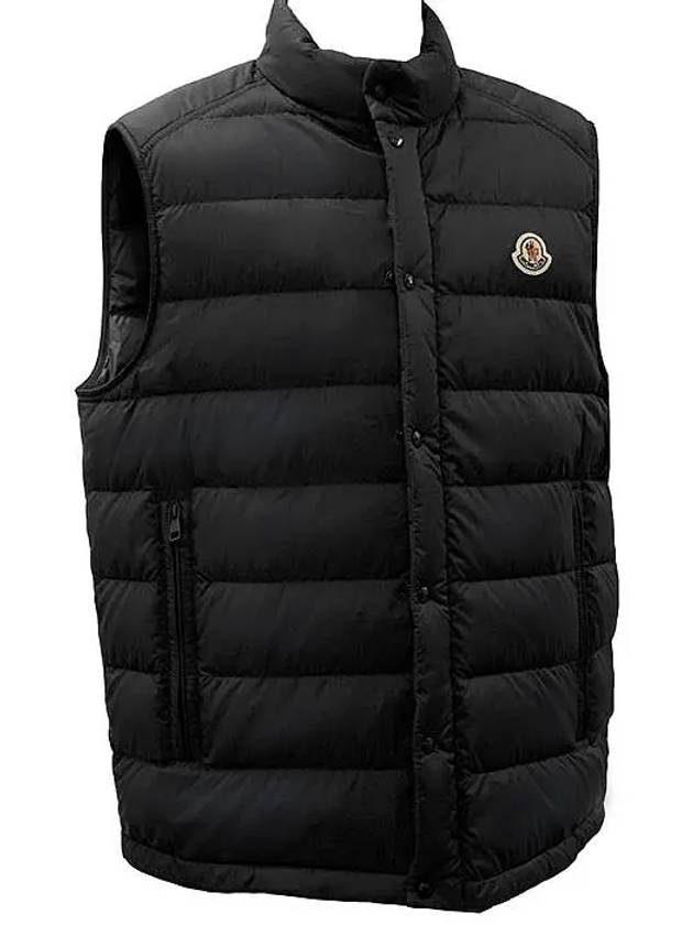 Logo Down Vest Black - MONCLER - BALAAN 3