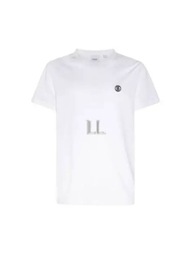 TB Logo Short Sleeve T-shirt White - BURBERRY - BALAAN 2