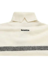 ST One Point Pullover 2603LXKWIVORY - BLACK&WHITE - BALAAN 4