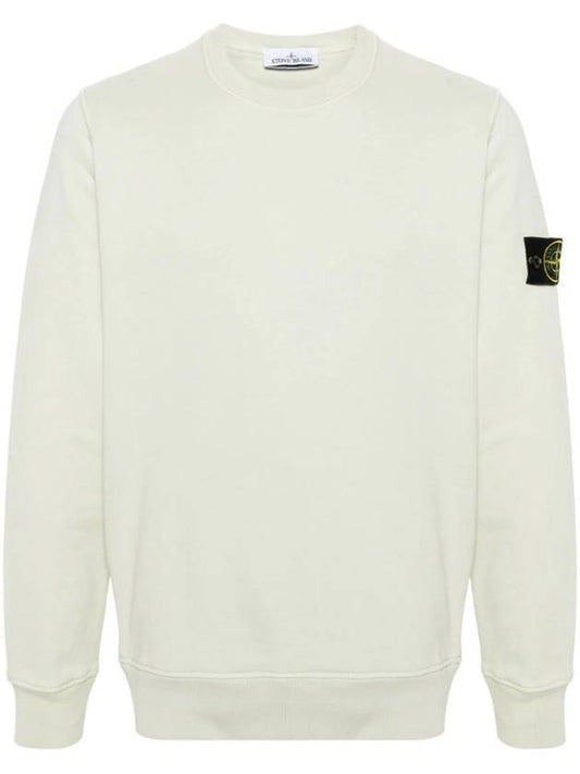 Wappen Patch Garment Dyed Sweatshirt Pistachio - STONE ISLAND - BALAAN 1