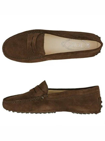 Gommino Suede Driving Shoes Brown - TOD'S - BALAAN 2