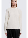 Back Stitch Crew Neck Knit Top Cream - MAISON MARGIELA - BALAAN 4