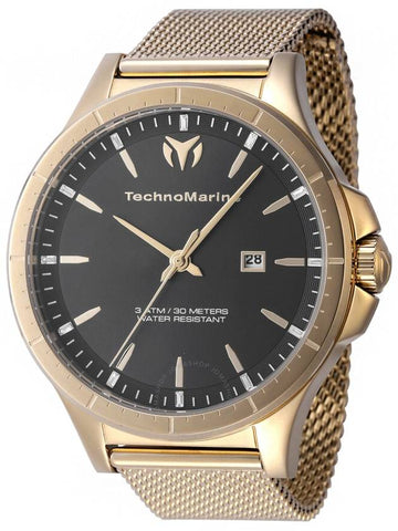 Technomarine MoonSun Date Quartz Charcoal Dial Men's Watch TM-822007 - TECHNOMARINE - BALAAN 1