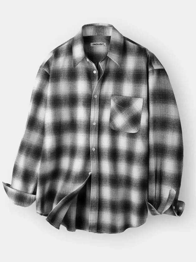 Ray check shirt black - INDUST - BALAAN 3