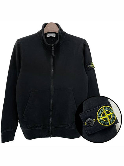 Kids Wappen Patch Zip-Up Jacket Black - STONE ISLAND - BALAAN 2