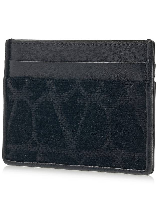 Iconographe  Card Wallet Black - VALENTINO - BALAAN 3