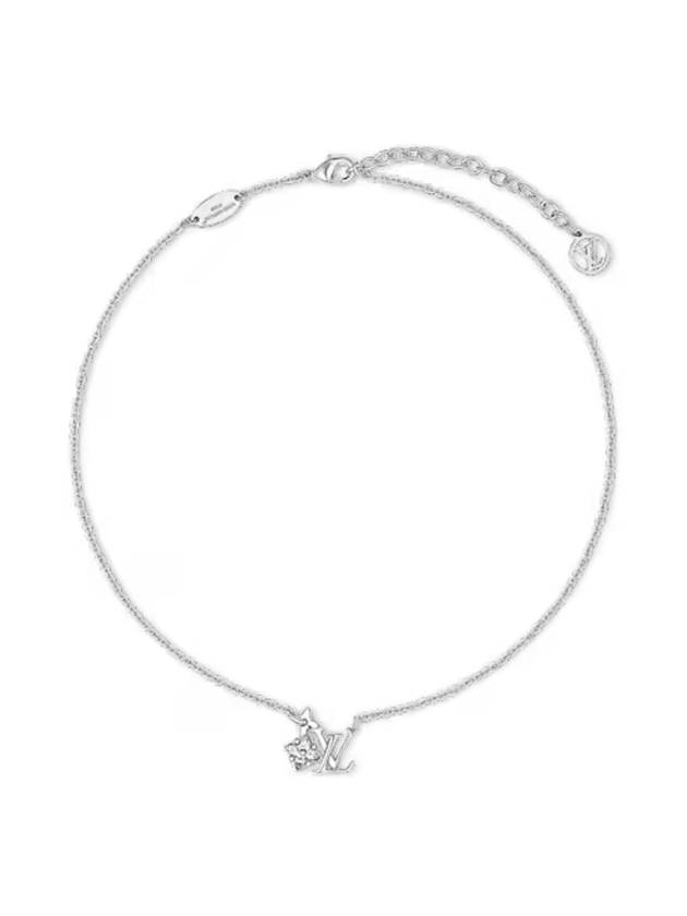 Loulougram Necklace Silver - LOUIS VUITTON - BALAAN 1