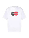 Logo Print Oversized Short Sleeve T-Shirt White - BALENCIAGA - BALAAN 2