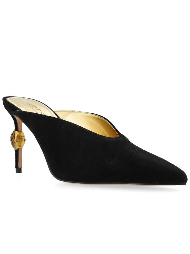 Kurt Geiger Eagle Heeled Mules, Women's, Black - KURT GEIGER - BALAAN 4