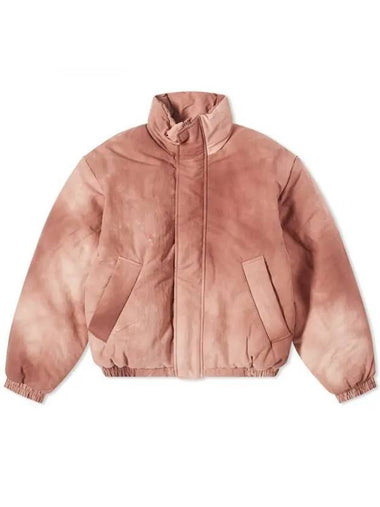 Wave Dyed Puffer Nylon Short Padded Pink - ACNE STUDIOS - BALAAN 1