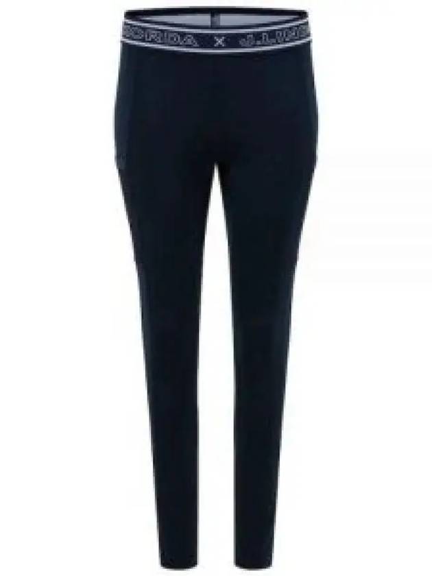 NK Logo Band Tights Leggings Navy - J.LINDEBERG - BALAAN 2