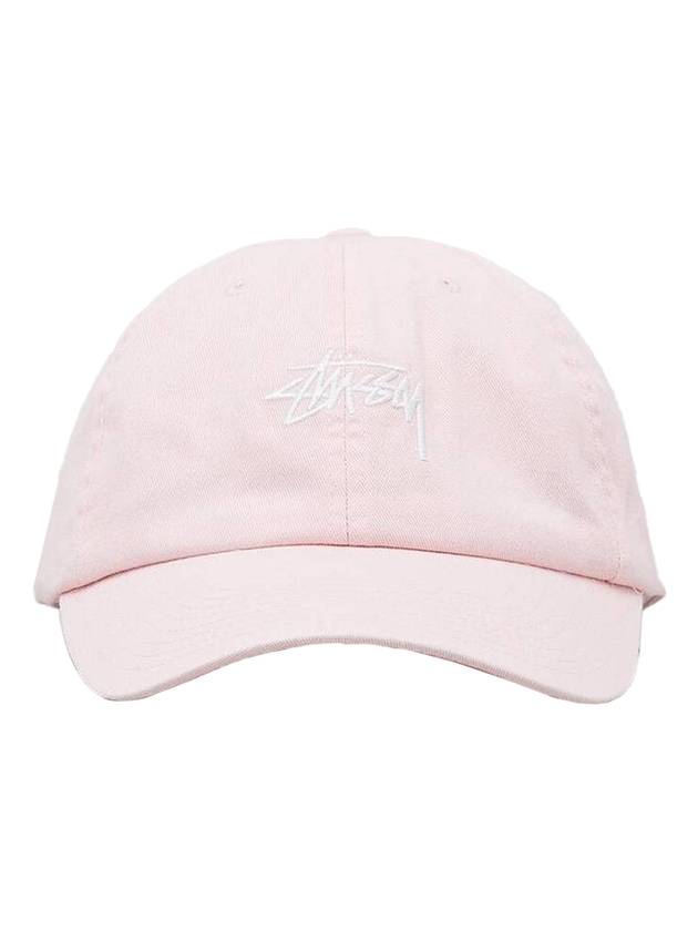 Stock Low Pro Ball Cap Cloud Pink - STUSSY - BALAAN 1