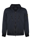 Skin Touch Nylon TC Hooded Jacket Black - STONE ISLAND - BALAAN 2