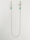 Gemstone Silver Chain Glasses Necklace - ELYONA - BALAAN 1