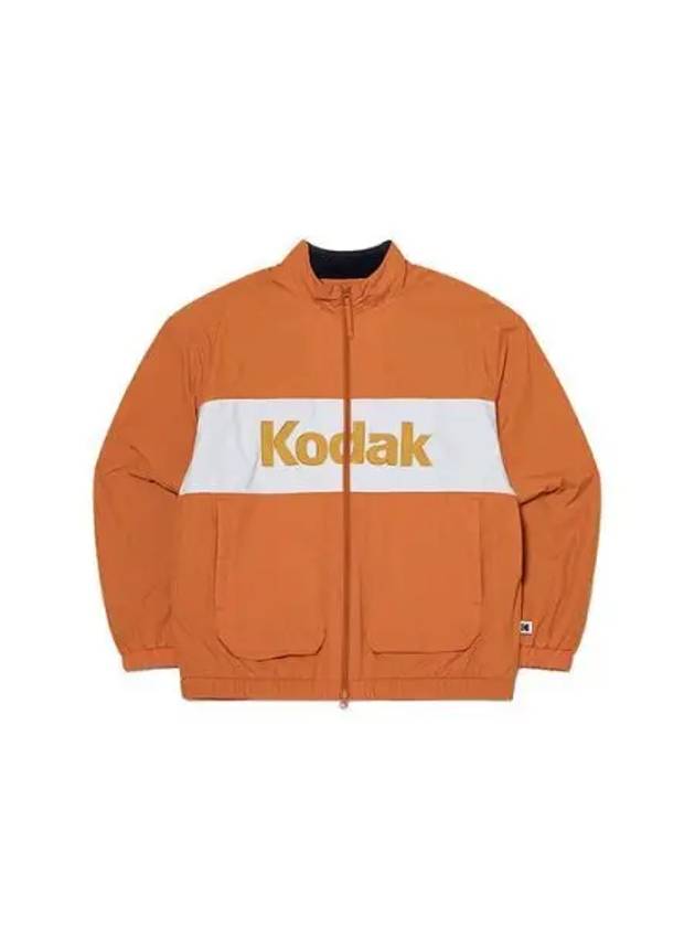 KODAK Apparel color block microfleece lined jacket ORANGE - KODO - BALAAN 1