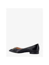 Women's Horsebit Leather Ballerina Black - GUCCI - BALAAN 4