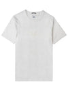 Embroidered Logo Cotton Short Sleeve T-Shirt White - CP COMPANY - BALAAN 2