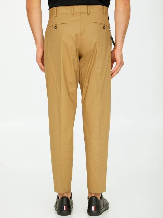 Beige Cotton Trousers - PT TORINO - BALAAN 4