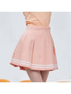 Golf Wear Tennis Line Color Skirt Peach - J JANE - BALAAN 1