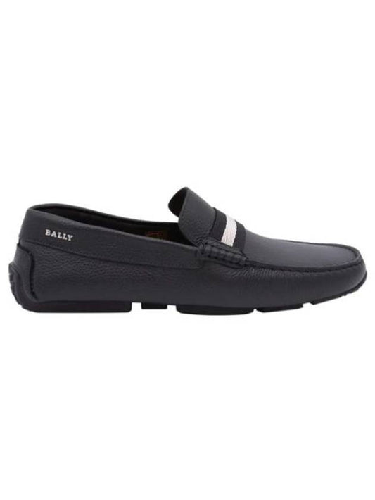 BLACK LEATHER LOAFERS 60025923037F010 - BALLY - BALAAN 2