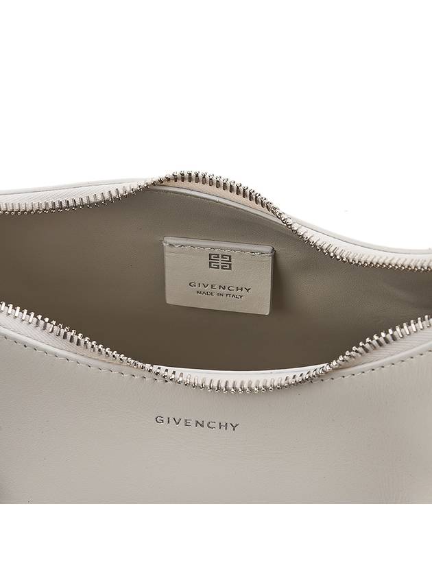 4G Chain Cutout Moon Leather Small Shoulder Bag White - GIVENCHY - BALAAN 11