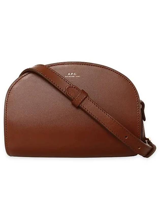 Demi Lune Mini Half Moon Cross Bag Brown - A.P.C. - BALAAN 3