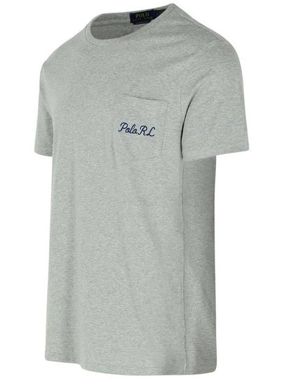 Polo Ralph Lauren Gray Cotton T-Shirt - POLO RALPH LAUREN - BALAAN 2