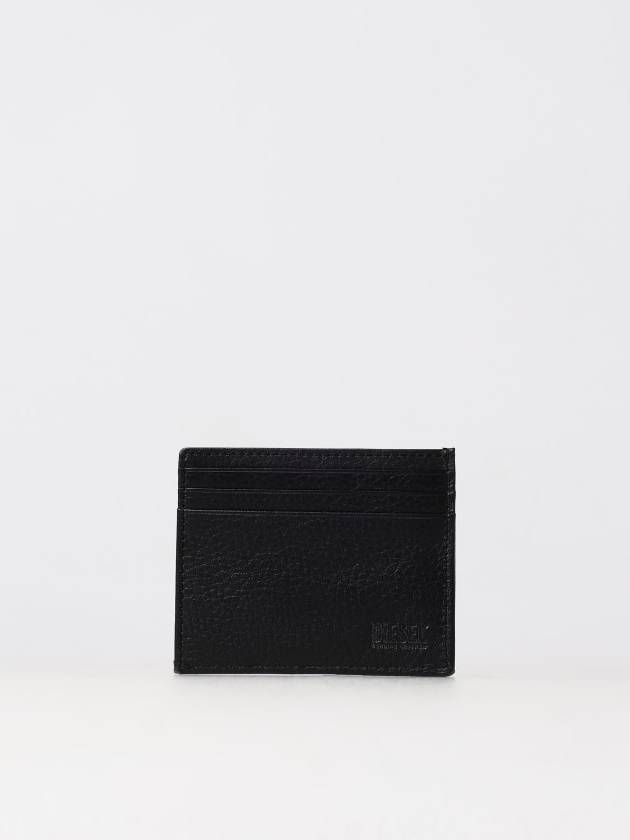 Johnny D Logo Card Wallet Black - DIESEL - BALAAN 3