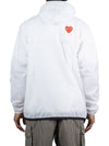 Small Heart Wappen Windbreaker White - COMME DES GARCONS - BALAAN 5