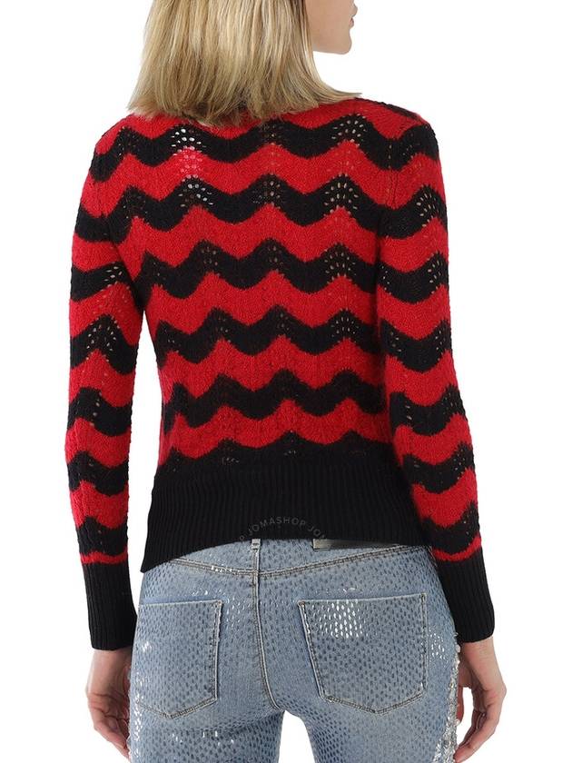 Marni Ladies Zigzag Cotton Jumper, Brand Size 40 (US Size 6) - MARNI - BALAAN 3