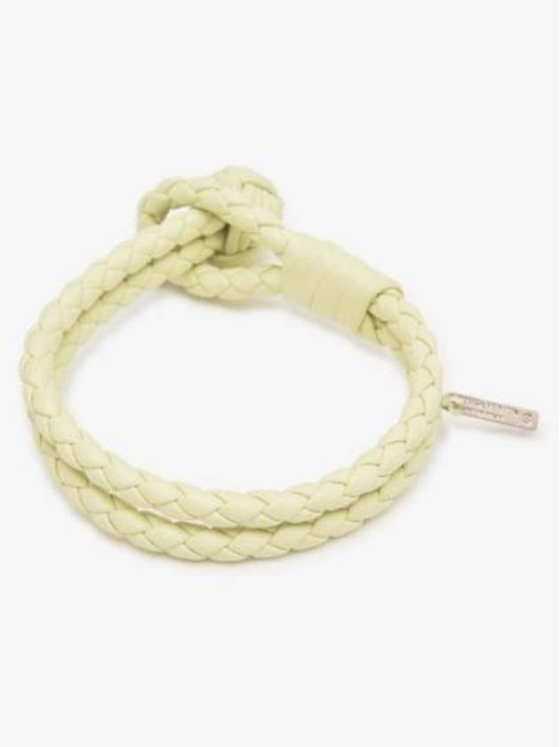 Intrecciato Double Weaving Bracelet Yellow - BOTTEGA VENETA - BALAAN 3