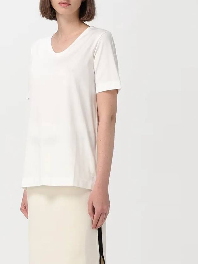 QUITO short sleeve t shirt white 2419971013600 007 - S MAX MARA - BALAAN 3