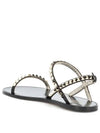 Rockstud Leather Women's Sandals RW2S0J63 VXS 0NO - VALENTINO - BALAAN 3