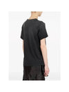 Reverse Logo Short Sleeve T-Shirt Washed Black - MAISON MARGIELA - BALAAN 5