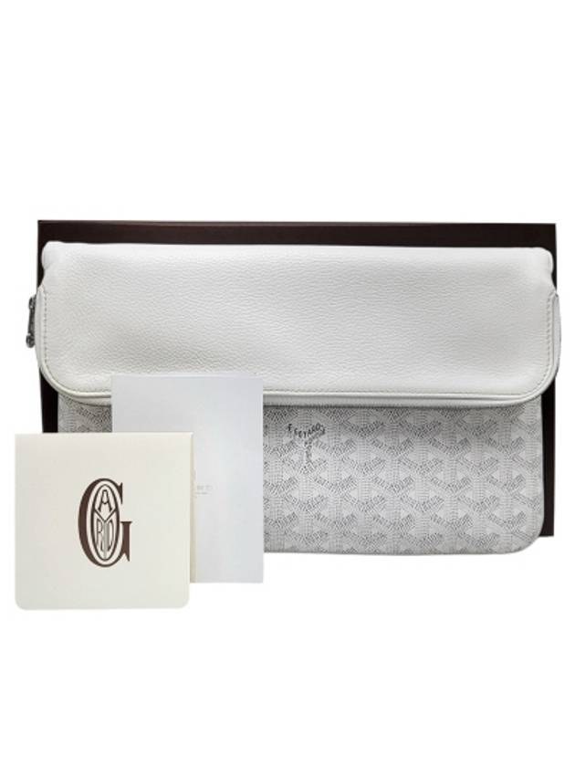 White color Saint Marie MM clutch bag - GOYARD - BALAAN 10