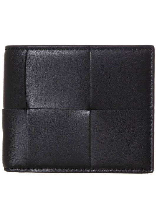 Intrecciato Cassette Half Wallet Black - BOTTEGA VENETA - BALAAN 2