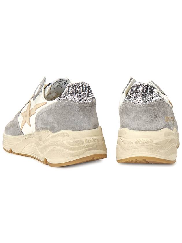 Running Sole Canvas Toe Star Low Top Sneakers Grey - GOLDEN GOOSE - BALAAN 8