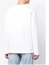 Men's Oliver Logo Long Sleeve T-Shirt White - A.P.C. - BALAAN 5