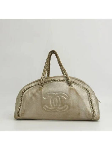 gold shoulder bag - CHANEL - BALAAN 1