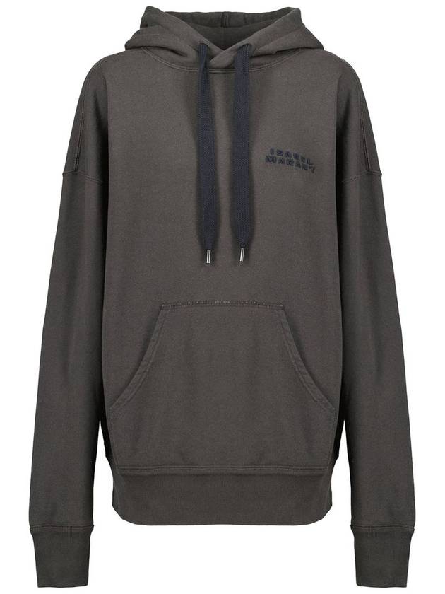 Isabel Marant Scott Logo Hoodie Top Fade Black - ISABEL MARANT - BALAAN 2