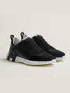 Bouncing Leather Low Top Sneakers Noir - HERMES - BALAAN 3