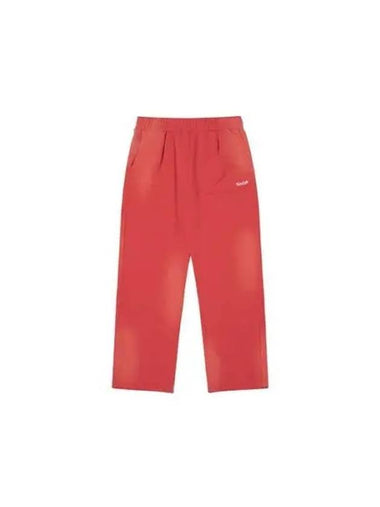 KODAK Apparel Color Eye Semi Overfit Straight Pants RED - KODO - BALAAN 1